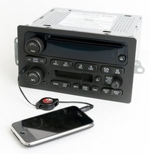Chevy Gmc 2003-2005 Truck Radio Am Fm Cd Cassette W Auxiliary Mp3 Input 15104156 Chevy Gmc 2003-2005 Truck Radio Am Fm Cd Cassette W Auxiliary Mp3 Input 15104156