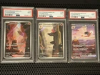 Pokémon 151 Charmander Charmeleon Charizard EX PSA 9 Sequential ID/Art Set of 3