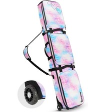 Snowboard Bag with Wheels, Extendable Ski Bags for Air Travel Length up to 17...