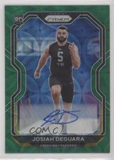 2020 Panini Prizm Rookie Green Scope 70/75 Josiah Deguara #362 Auto 1l2