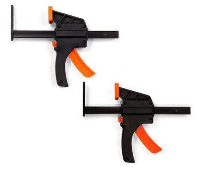WEN 6 Inch Track Saw Clamps 2 Pack Universal F Clamps for Track Saws