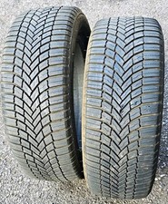 2 X Bridgestone 185 55 15 All Season Tyres ***5.5MM+*** Professionally Repaired