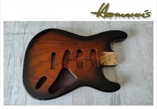Strat Roasted Swamp Ash Body,  Finish Amber B...