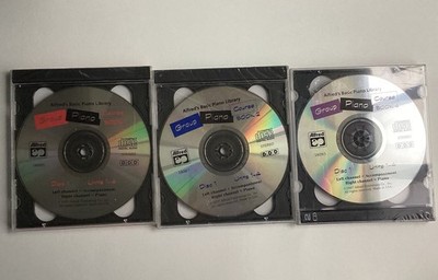 Alfred s Basic Piano Library Course Lesson Book 1,2&4 CD Unit 1-4NEW VTG 90s Lot