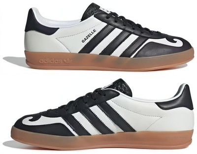 Adidas Gazelle Indoor 'Gatsin Pack White Black' Men IH9990 New Authentic