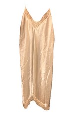 Vintage VICTORIA'S SECRET Gold Label White Slip Dress Nightgown Bridal Size Med