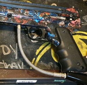 Tippmann 98 Custom Dipped Superman Ready For Game Day