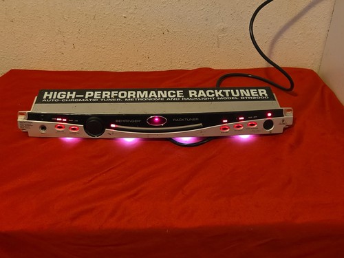 Behringer BTR2000 High Performance Racktuner: Auto-Chromatic Metronome Racklight