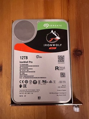 Seagate IronWolf Pro 12TB 3,5 Zoll SATA 6Gb/s HDD (ST12000NE0008) | 100% Health