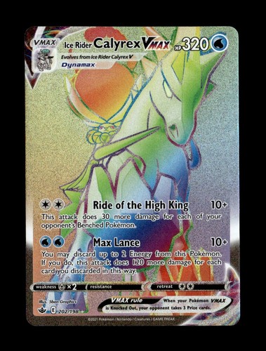 Ice Rider Calyrex VMAX (Secret) 202/198 SWSH06: Chilling Reign Secret Rare Holo
