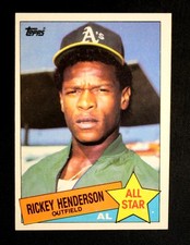 1985 Topps Rickey Henderson All-Star #706