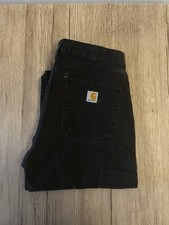 Carhartt Men’s Carpenter Paint Splattered Workman Trousers W33 L31