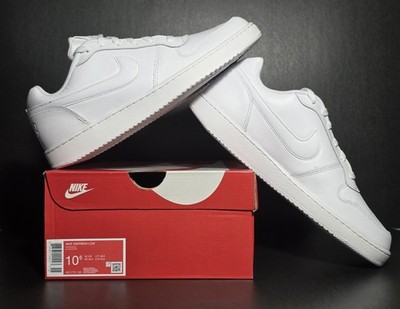 Nike Ebernon Low Triple White Men s Sneakers Casual Court Shoes size 10.5