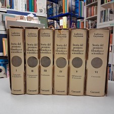 STORIA DEL PENSIERO FILOSOFICO E SCIENTIFICO 6 volumi, Ludovico Geymonat, 1973