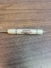 Vintage  Advertising Pocket Screwdriver Burgener Services Inc. Box 567 Olney Il