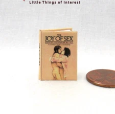 THE JOY OF SEX 1:12 Scale Miniature Readable Illustrated Book