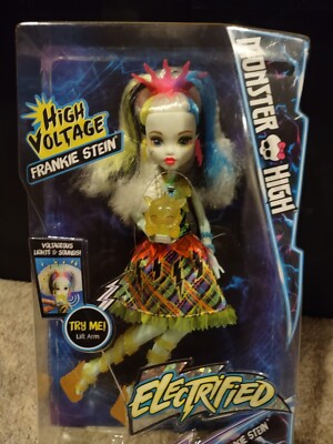 Monster High Electrified   High Voltage Frankie Stein 2016 NIB