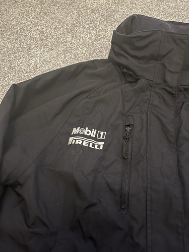 Mercedes Benz World Jacket Hooded Coat Windproof Waterproof Size Small Pirelli - Picture 6 of 11