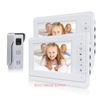 Wired Video Door Phone Night Vision Unlocking 1x700tvl Camera 2x7 Monitors Wired Video Door Phone Night Vision Unlocking 1x700tvl Camera 2x7 Monitors