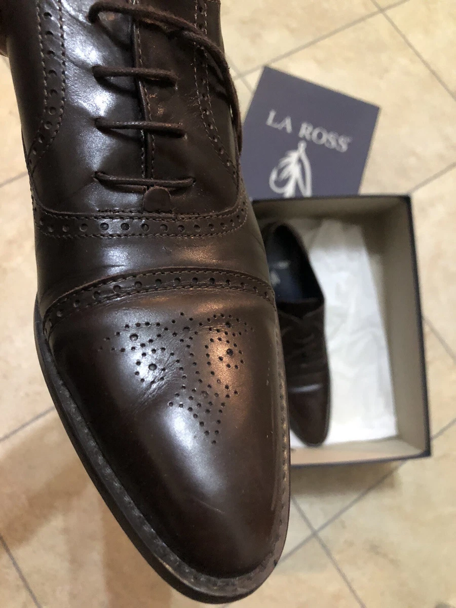 La Ross Handmade Italian Shoes Uk 5.5 Heel 1 Brown eBay