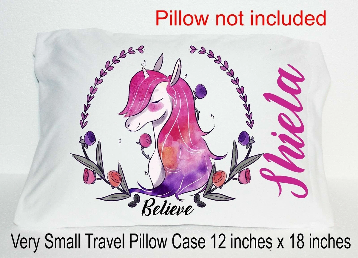 Personalized travel pillow clearance case
