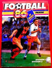 FOOTBALL 1986 ALBUM PANINI D1 D2 100 % COMPLET AVEC LE RARE POSTER ET SES IMAGES