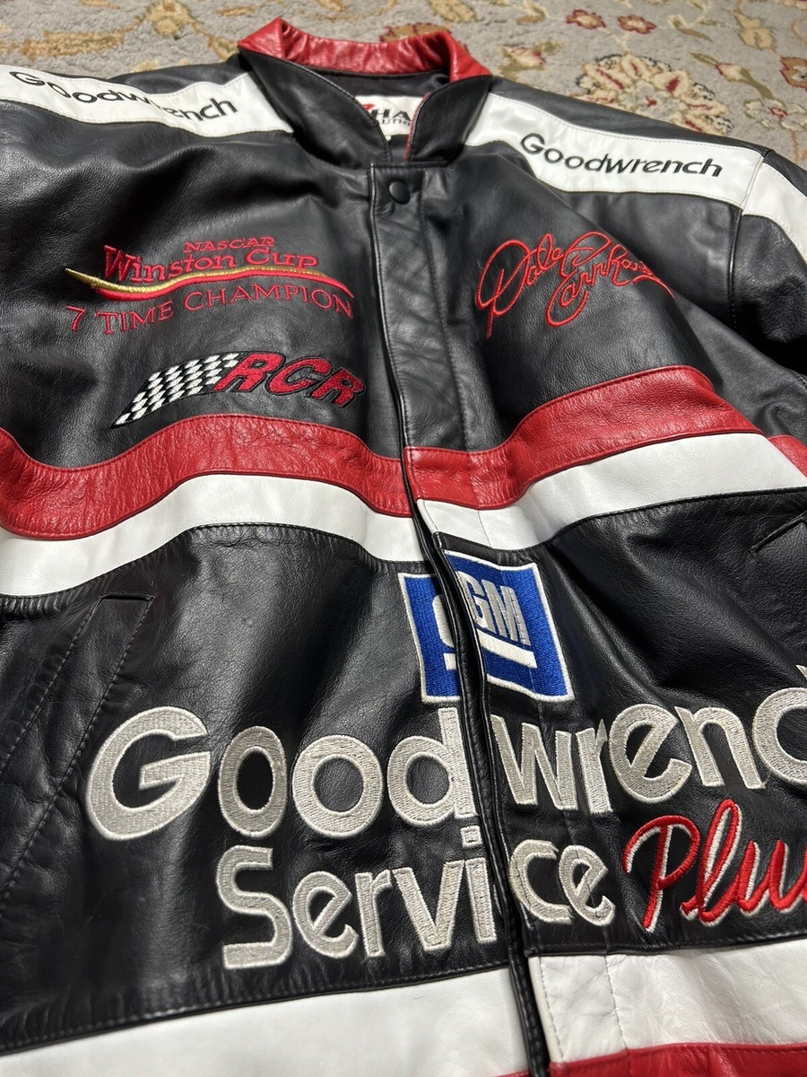 Chase Authentics GM Goodwrench Service Leather Jacket Men's Large