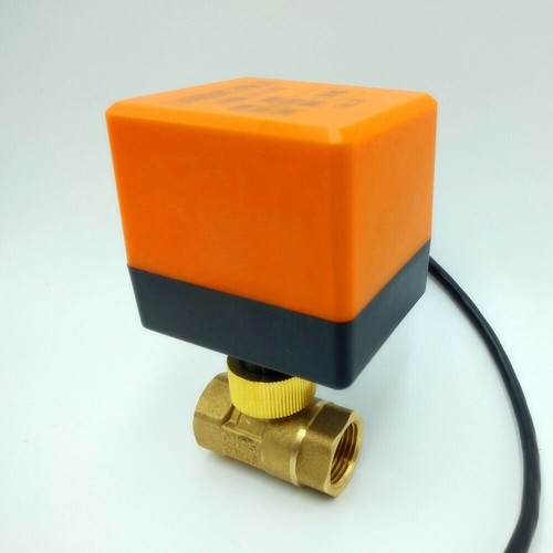 DC 12V G1-1/2" DN40 Brass 2 Way Motorized Ball Valve Electrical Valve NEW - Picture 2 of 5