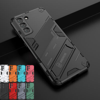 Shockproof Rubber Stand Hybrid Case Cover for Samsung S23 FE S24 S25 S26 Ultra