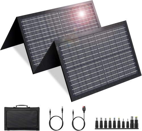 Solar Panel Ebay 60W Solar Panel for Portable Power Station, Foldable Solar Panel “Only ...