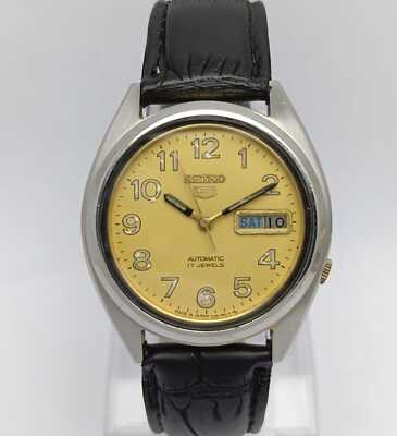 【美品】SEIKO セイコー5 自動巻き 腕時計 7009-3181 Seiko 5 Automatic 7009-3181 Day/Date Vintage Men's Watch | eBay