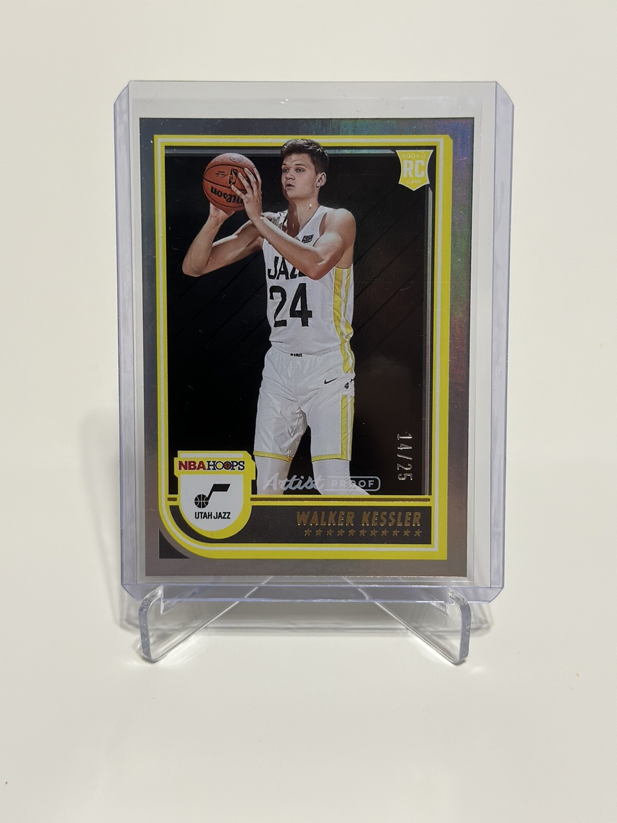 2022-23 Panini NBA Hoops Walker Kessler Artist Proof /25 (RC) #252