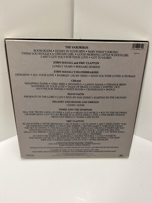 Eric Clapton Crossroads 4 CD Box Set w/ Booklet Rock Music Guitar