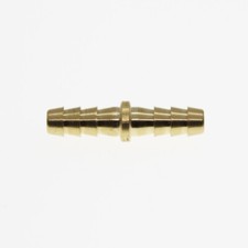3/16" x 3/16" HOSE ID BRASS BARB REDUCER SPLICER FITTING GAS/FUEL/AIR/WATER/OIL