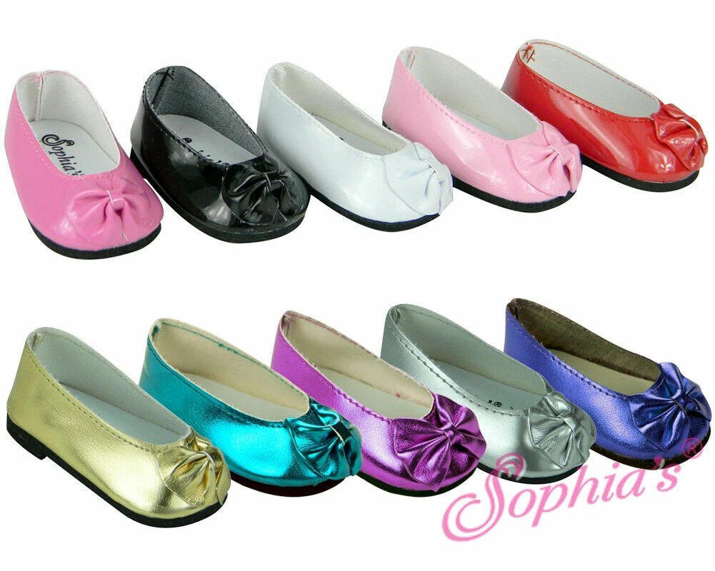 Patent Bow Shoe 18 Inch Doll Shoes Fits American Girl Dolls eBay