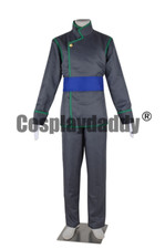 Sailor Moon Dark Kingdom Shitennou Zoisite Cosplay Costume Anime Gray Uniform
