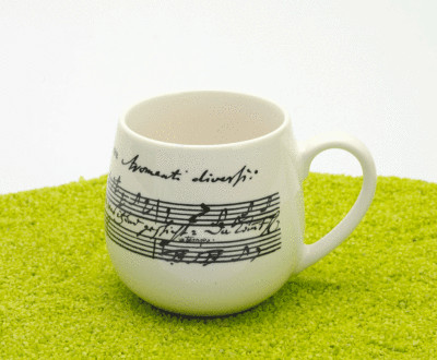 Könitz Porzellan Tee Kuschelbecher Cantata (Musik, Noten) 420ml