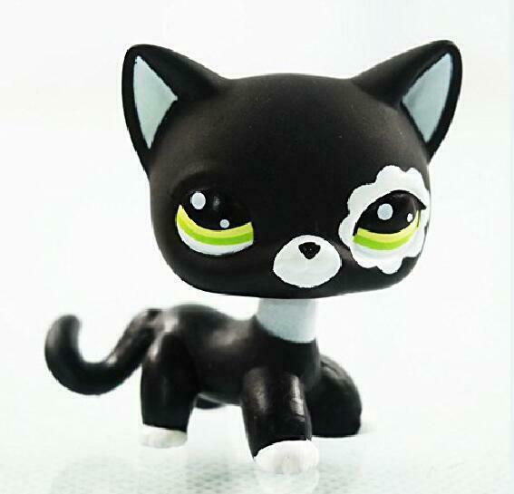 LPS Littlest Pet Shop Black Cat Anime Figure Toy Xmas Gift 2249 for