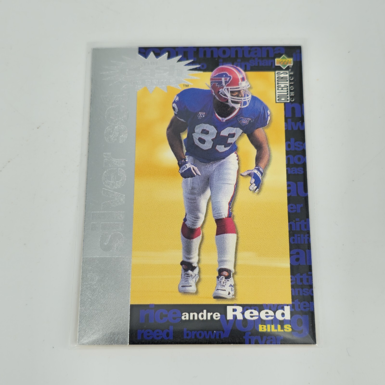 1995 Collector's Choice You Crash the Game Silver Set Andre Reed #C24 Buffalo