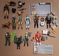 Vintage 1980s GI JOE ACTION FIGURE LOT 11 FIG...