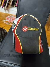 Tecaco Havoline NASCAR Baseball Hat Cap Felix Sabates Racing VTG 