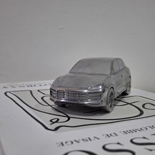AWESOME Porsche cayenne Turbo LTD Edition Chrome model Aluminum Paperweight 1:43