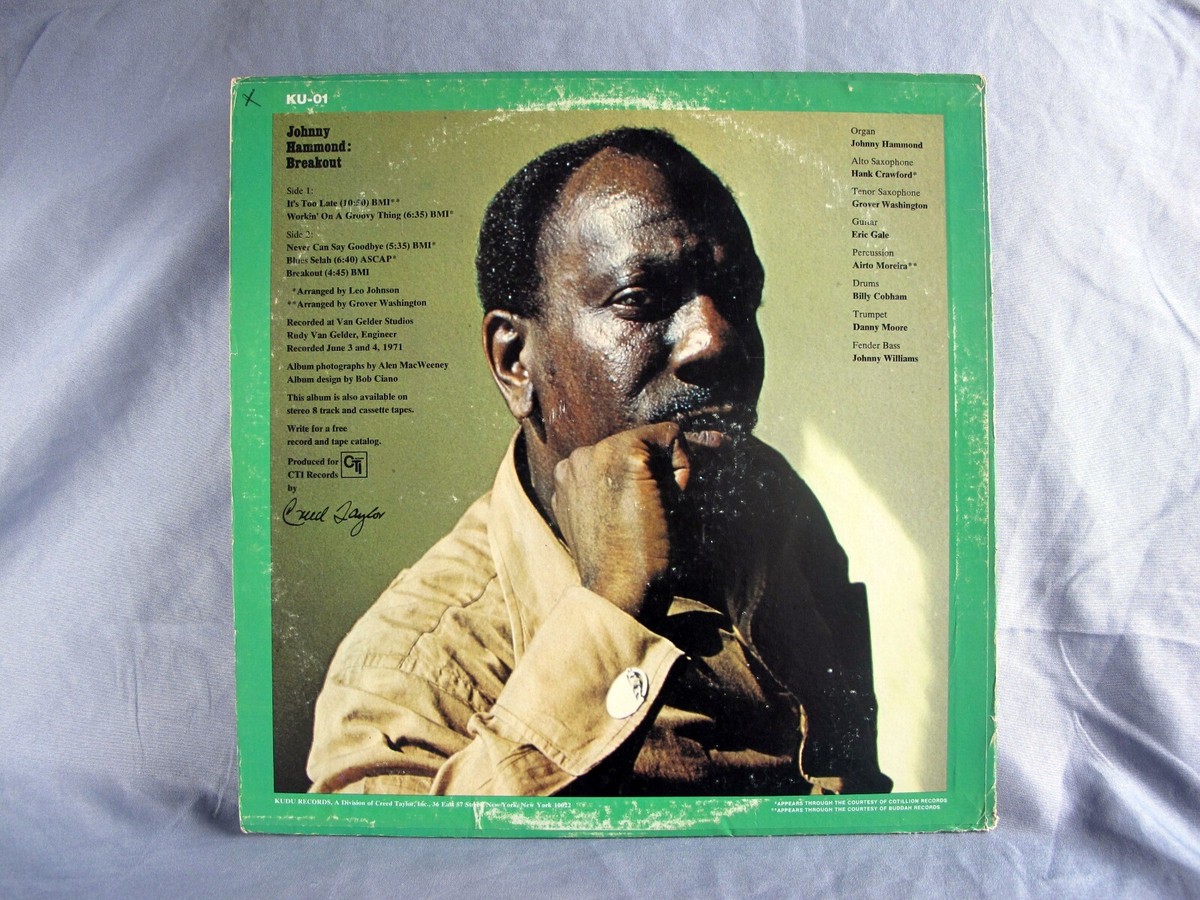 Johnny Hammond : Breakout 1971 Jazz Funk Soul LP Vinyl Record KU