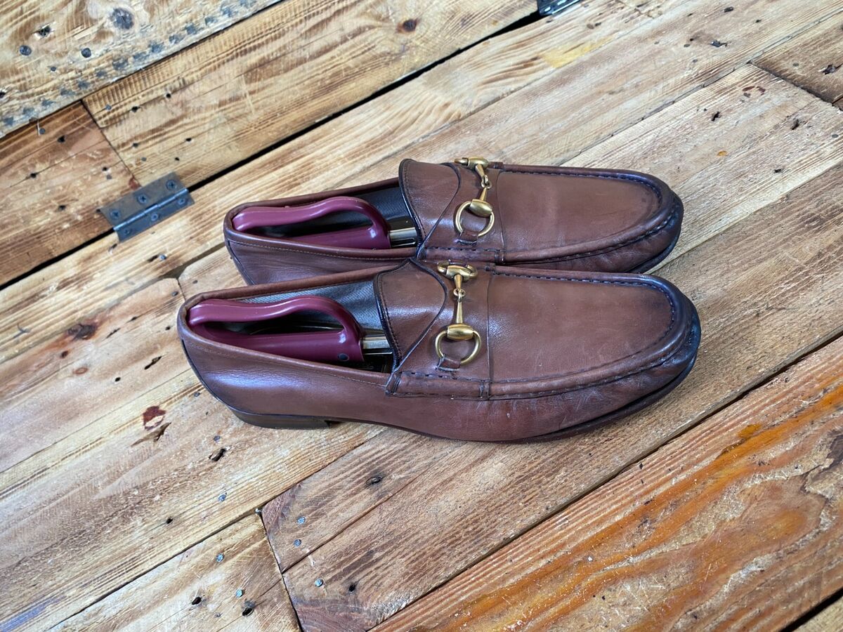 $691 Gucci Horsebit 1953 Men's Brown Leather Loafer Shoes UK $691 Gucci Horsebit 1953 Men's Brown Leather Loafer Shoes UK
