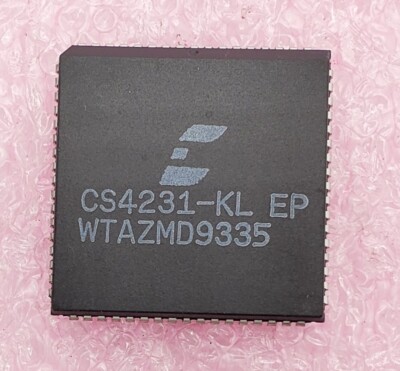 CRYSTAL SEMI - CS4231AKL - IC Parallel Interface, Multimedia Audio Codec 68 PIN