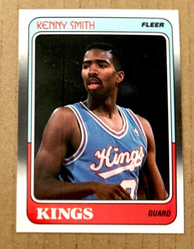 Kenny Smith 1988 Fleer #100, Rookie card, rare, Kings, Rockets, TNT, NMMT - Picture 1 of 2