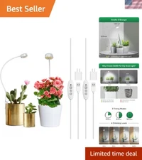 Professional 4000K Full Spectrum Grow Lights with Flexible Clamp and Gooseneck