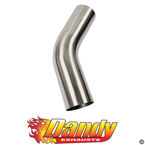 Mandrel Bend 4 Inch 45 Degree 1.5D Radius Brushed 304 Stainless Steel - Picture 1 of 1