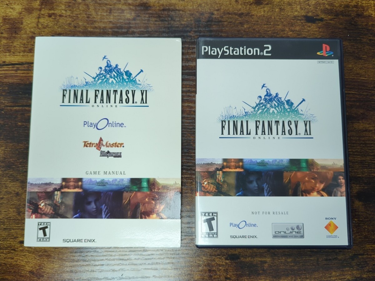 Final Fantasy XI Online (Sony Playstation 2, 2004) PS2 - Used | eBay