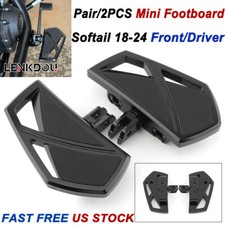 Pie de pie negro Front Rider para Harley Softail Street Bob Low Rider/S